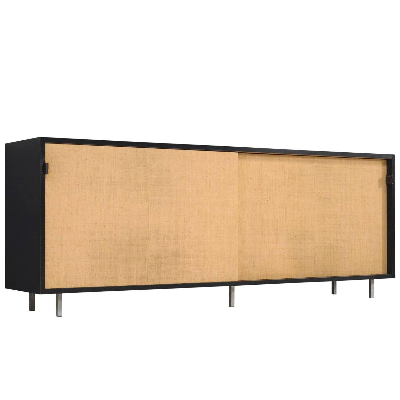Early Florence Knoll Seagrass Credenza for Knoll