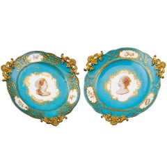 Sèvres Porcelain and Ormolu Compotes