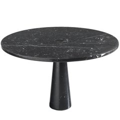 Angelo Mangiarotti Black Marble Postmodern Centre Table