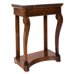 19th Century, French Marble-Top Console