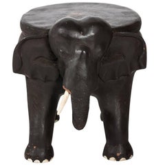 Wooden Elephant Stool