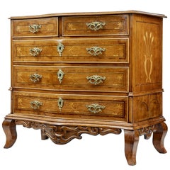 Early 19th Century Swedish Oak Inlaid Commode