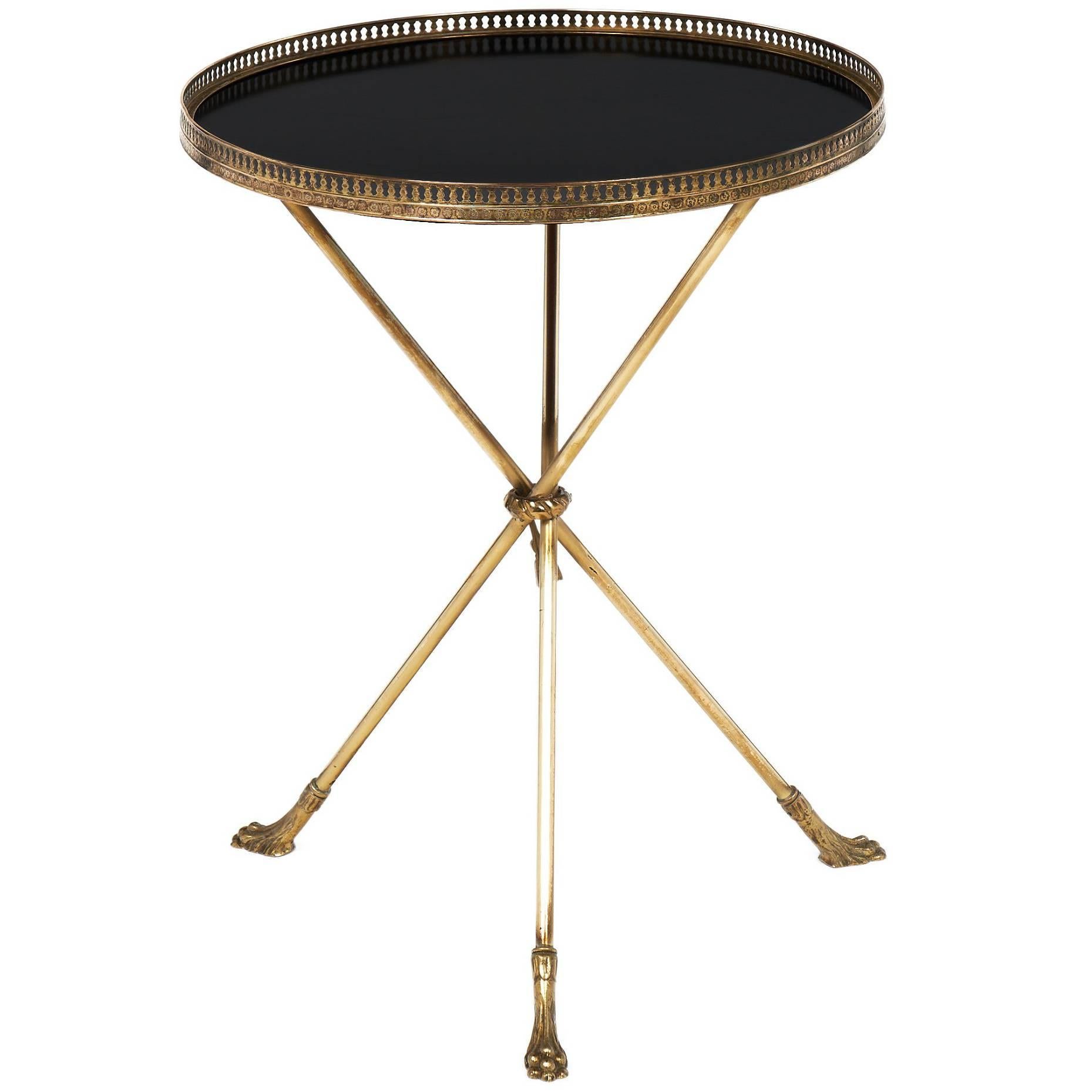 Baguès Style Tripod Side Table