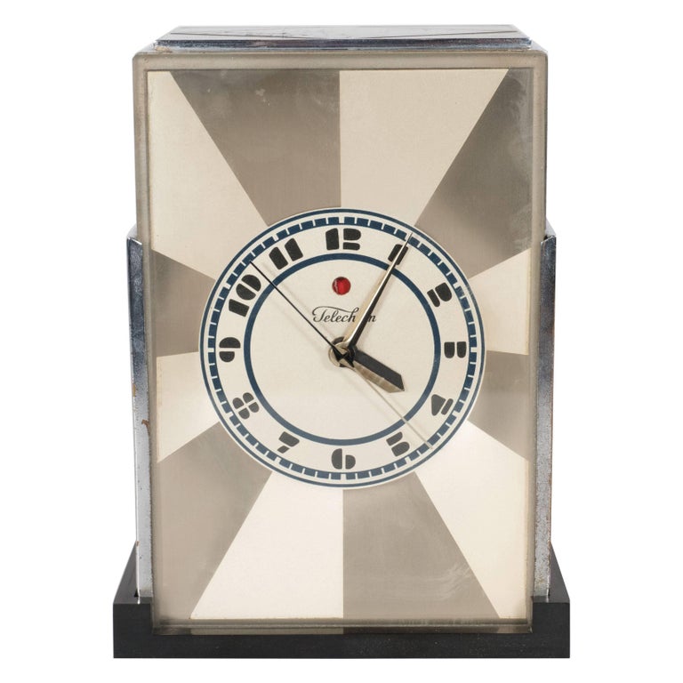 "Modernique" Clock by Paul Frankl for Warren Telechron Company, circa