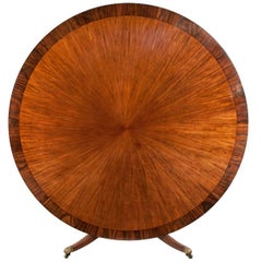 Huge Circular Late Victorian Mahogany Dining Table