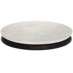 Contemporary Handcrafted Italian Marble Serving Tray Board Center Piece In Stock
