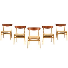 Hans J. Wegner CH-23 Dining Chairs for Carl Hansen & Søn