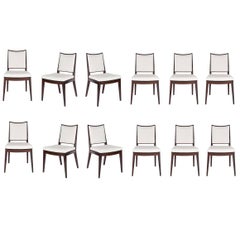 Set of 12 Frame Back Dining Chairs