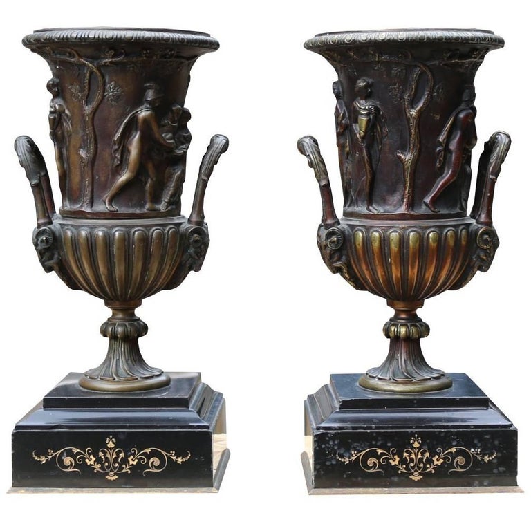 Pair Of Late 40th Century Decorative French Bronze Urns For Sale At Inspiration Decorative Urns For Sale Pair Of Late 40th Century Decorative French Bronze Urns For Sale At Inspiration Decorative Urns For Sale