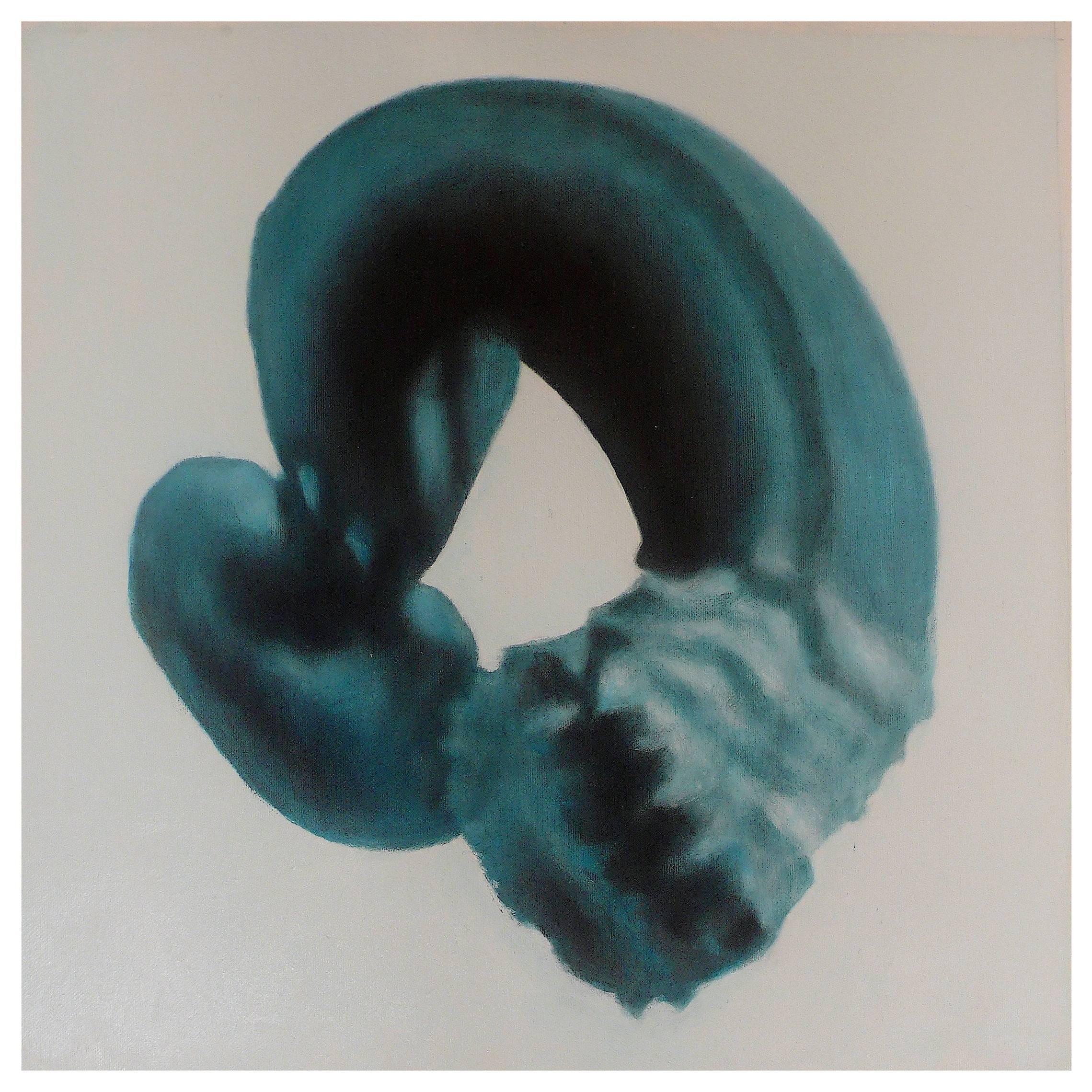 „“Heavenly Body I“ von Taeko Mima, Öl auf Leinwand, Gemälde, 1980