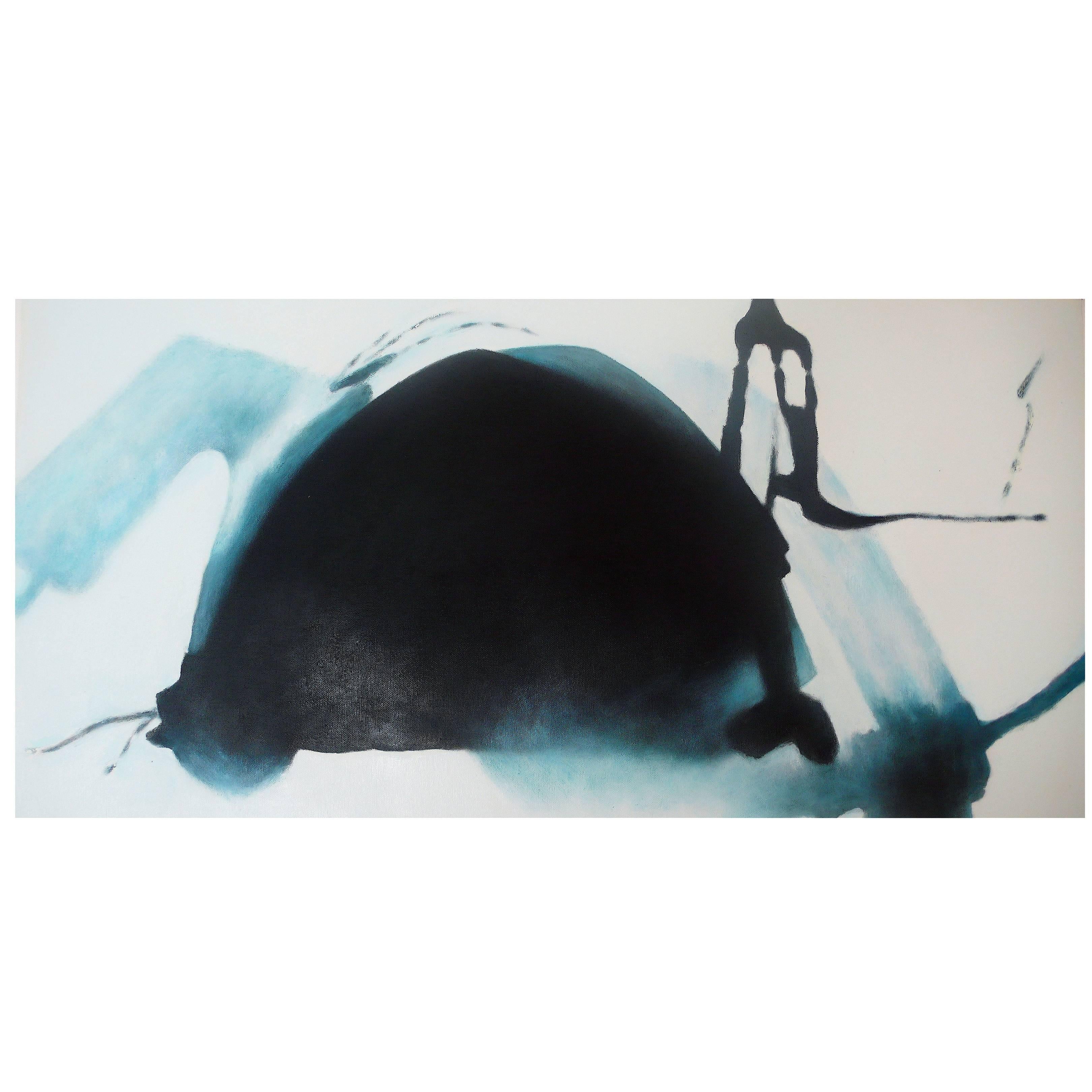 Peinture à l'huile sur toile « Heavenly Body LXVIII » de Taeko Mima, 1998 en vente