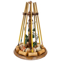 Used Tabletop Croquet Set