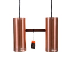 Cylinder II, Copper Pendant, Jo Hammerborg, 1966, Fog & Mørup, in mint condition
