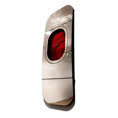 Aircraft Fuselage Clock, Red