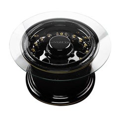 Black Edition Boeing 747 Wheel Coffee Table