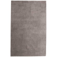 African Pattern 1 Area Rug in Hand-Tufted Wool by Milton Glaser, Extra Large