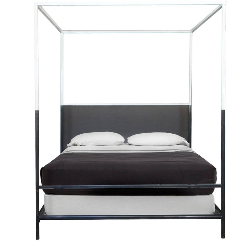 Tara Shaw Maison Two Tone Iron Canopy Bed Twin For At 1stdibs Tara Shaw Maison Two Tone Iron Canopy Bed Twin For