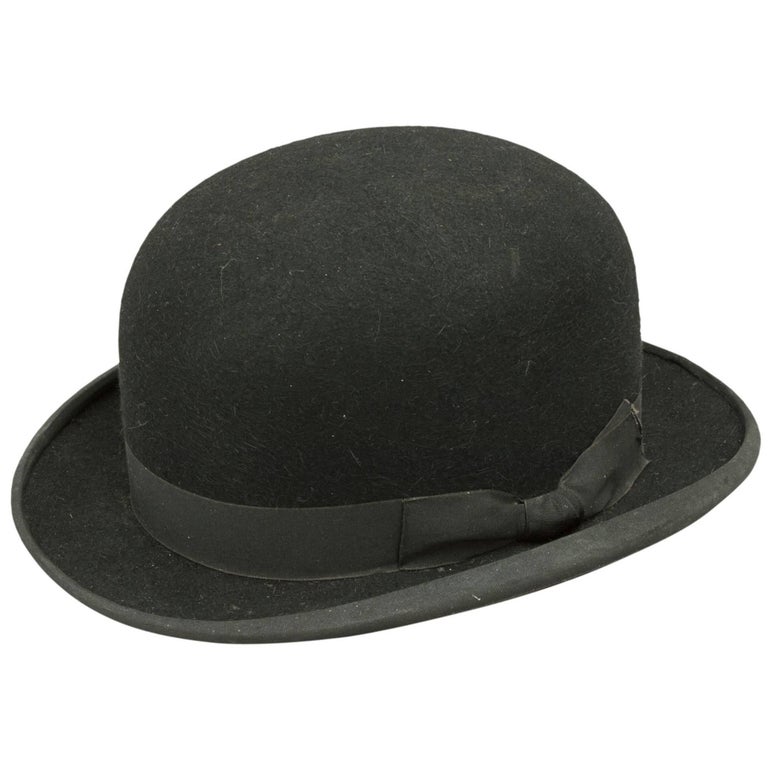 1880 Belgian Leather Miners Hat For Sale at 1stdibs