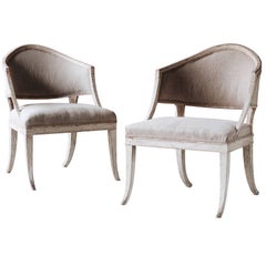 19th Century Gustavian Armchairs 