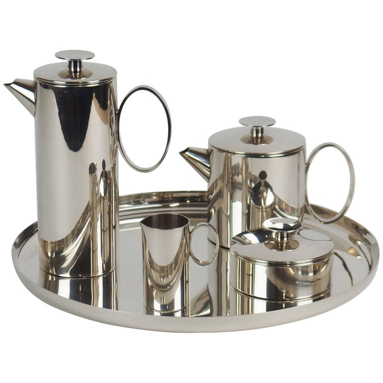 1970s Christofle Silver Plate Tea or Coffee Set at 1stDibs