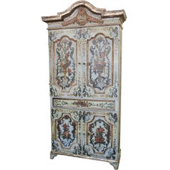 18th Century Italian Painted Cabinet