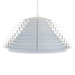 Hekla, White Pendant by Jon Olafsson and Petur B Luthersson, Fog & Mørup, 1962