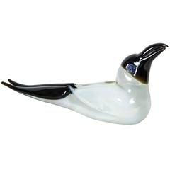 Opalescent Glass Seagull by Murano, 1970s 2
