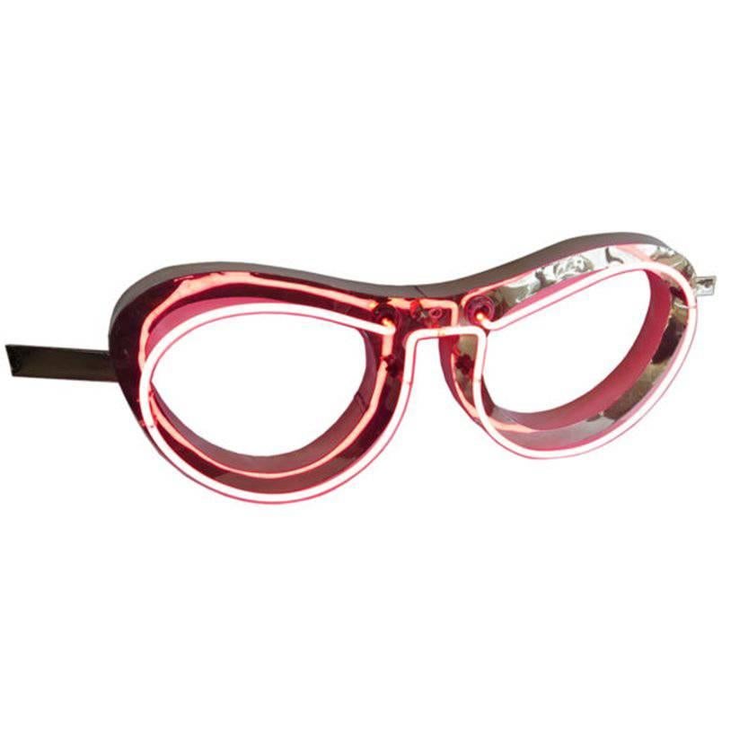 Absolutely Fabulous 1950s Pink Neon Eyeglass Sign