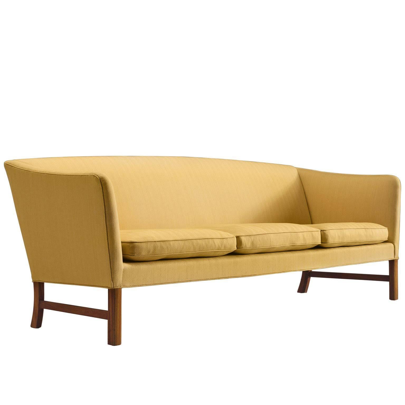 Ole Wanscher Three-Seat Sofa, circa 1950