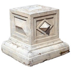Baroque Style Cast Stone Pedestal