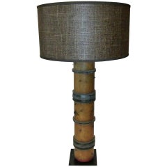 Wallpaper Roller Lamp, France, 1940s 1