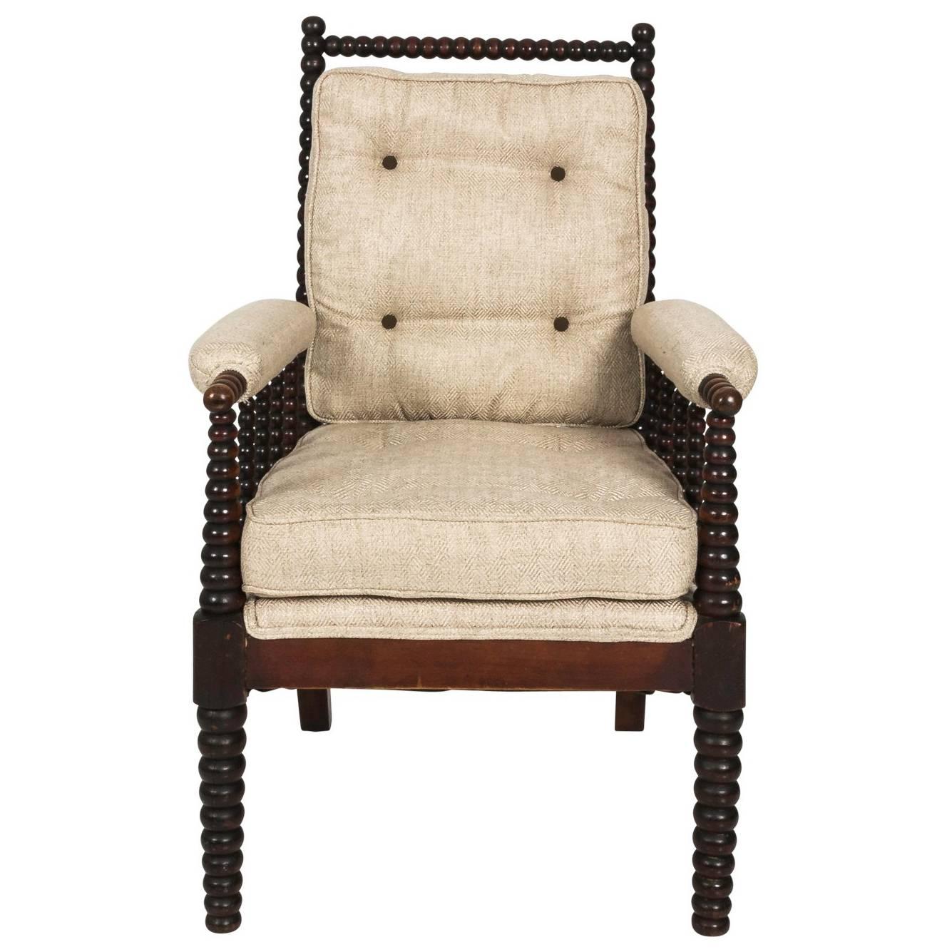 English Mahogany Bobbin Chair