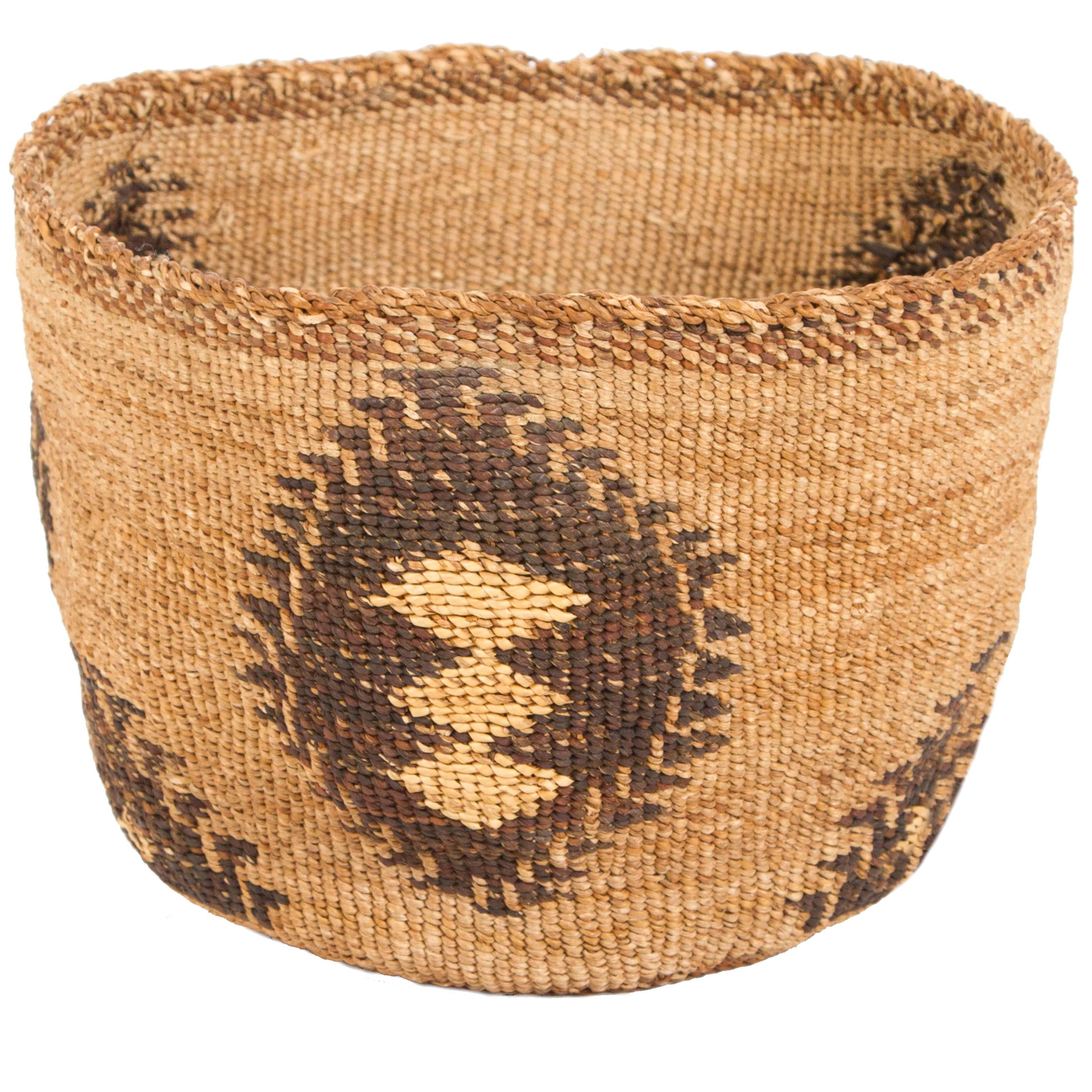 Native American Klamath Basket