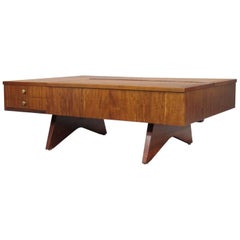 George Nakashima for Widdicomb Origins Coffee Table with Storage Model 272