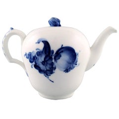 Royal Copenhagen Blue flower braided Tea pot.