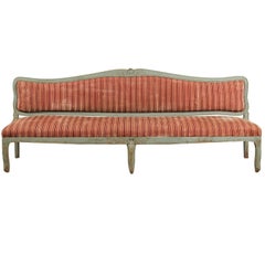 19th Century Louis XVth Period Hall Bench from a Chateau, Circa 1800