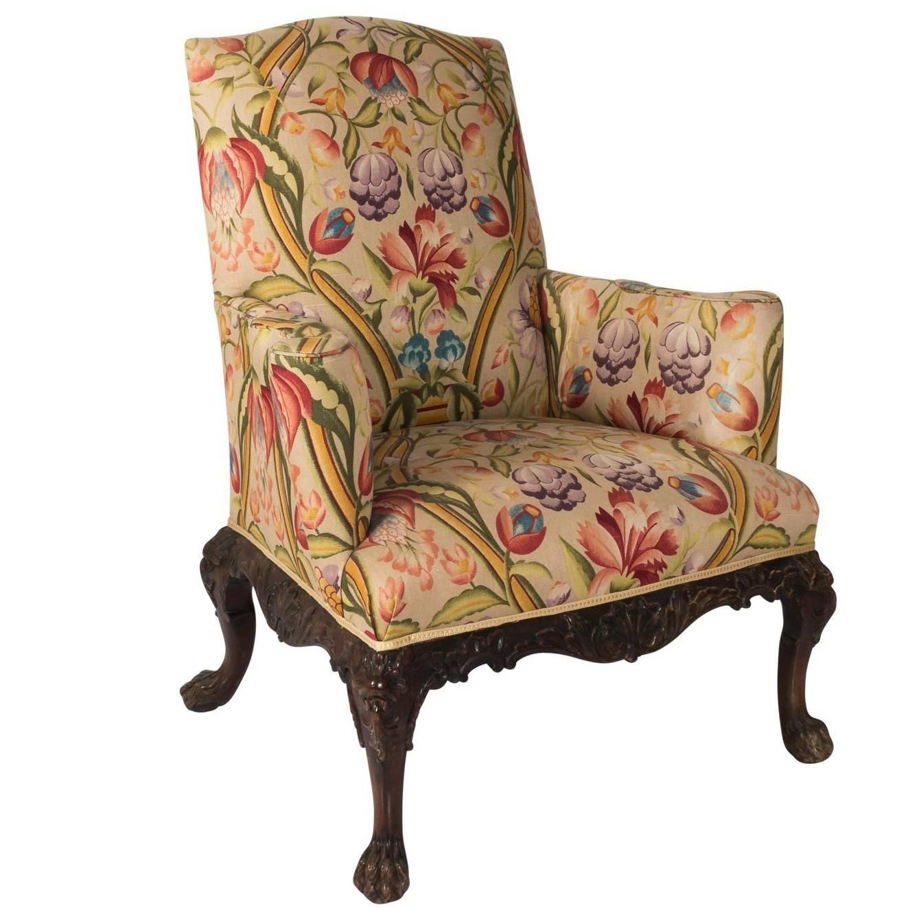 Late 19th Century Chippendale Style Arm Chair