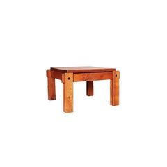 Danish Modern Square Low Coffee Table