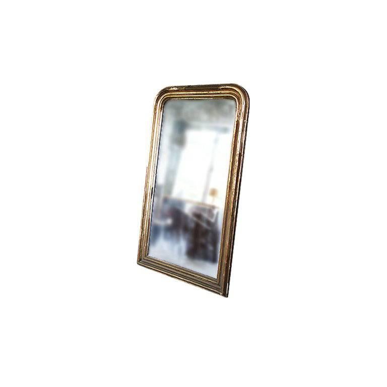 Antique Gold Flame Mirror