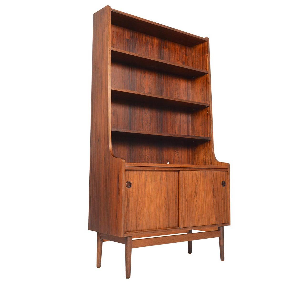 Danish Modern Midcentury Bookcase in Rosewood by Johannes Sorth #3