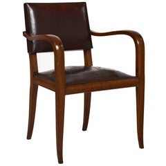 Art Deco Period French Bridge Chair