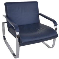 Vintage Midcentury Lounge Chair in the Style of Milo Baughman