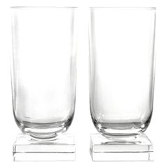 12 Art Deco Libbey Knickerbocker Water Glasses c1933 American