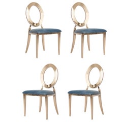 Set of 4 " Louise " chairs