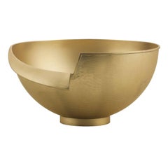 Intuizioni Large Bowl in Brass