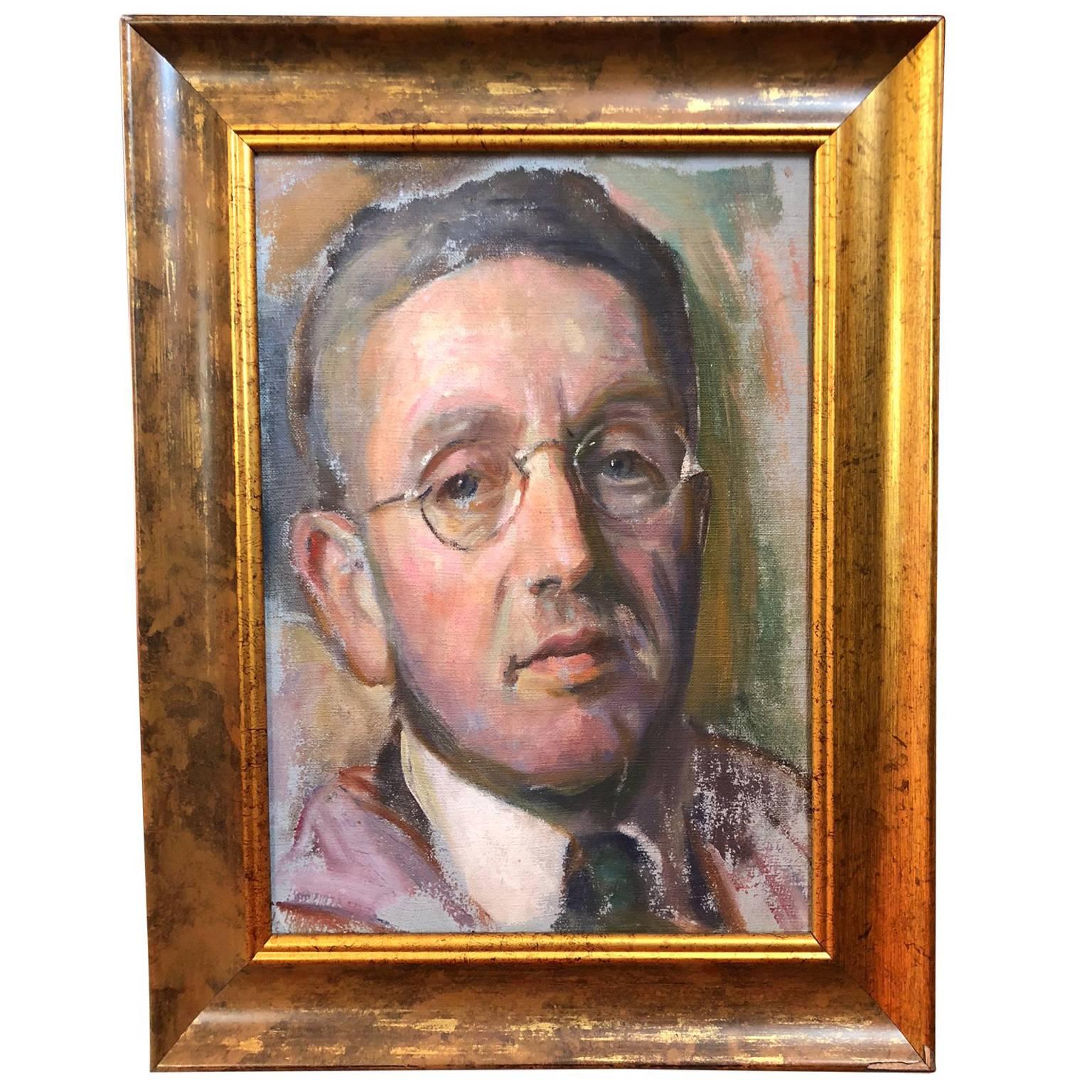 Joseph Sacks, Impressionist Self Portrait 