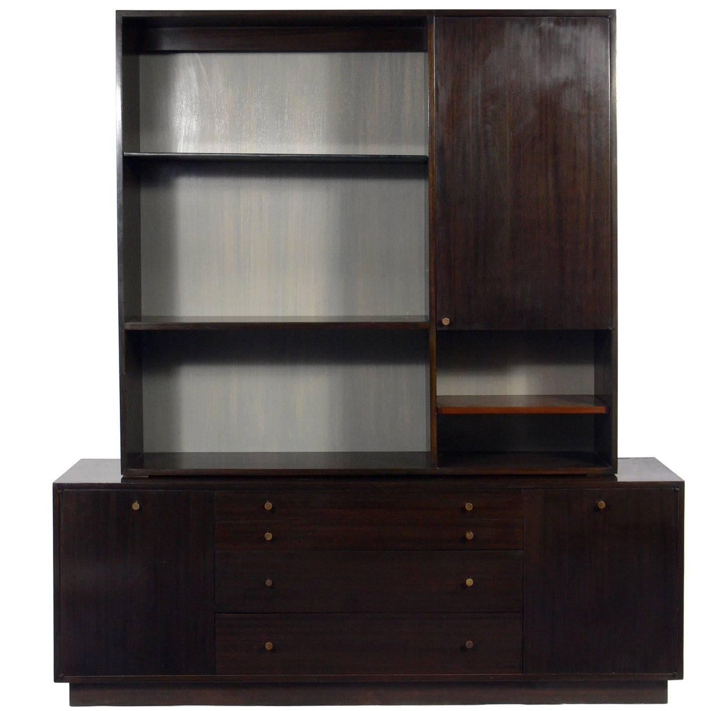 Harvey Probber Two-Part Cabinet or Credenza