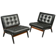 Pair of Chairs by Ico Parisi, Cassina Production, Italy, circa 1958