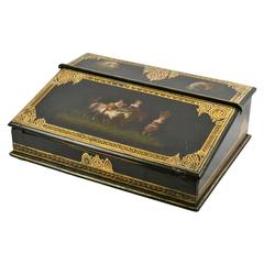 Gilt and Papier Maché Lap Desk 8