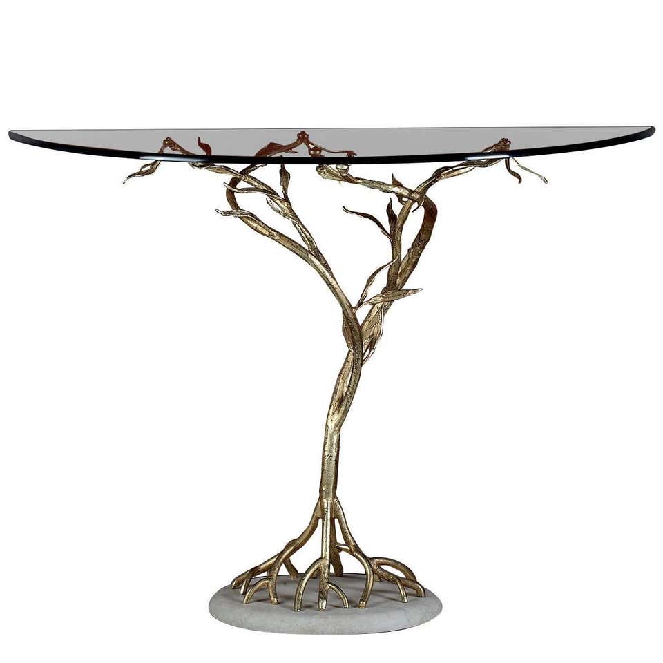 Palm Tree Console Table at 1stDibs
